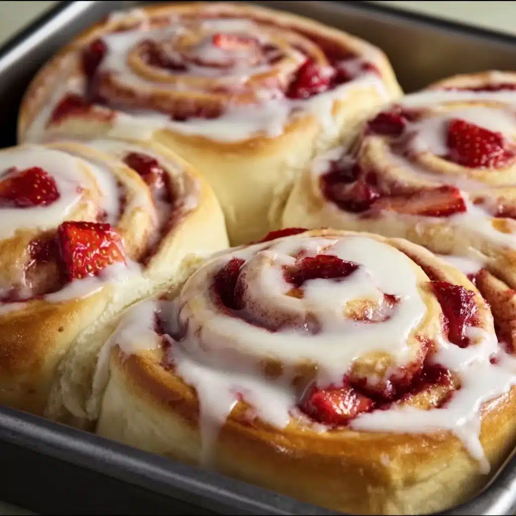Strawberry Cheesecake Cinnabon Rolls Recipe