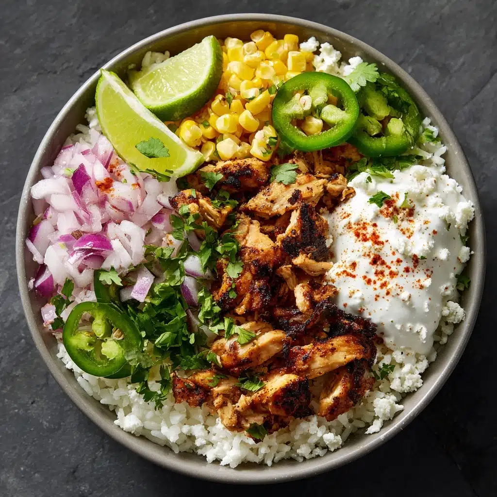 Street Corn Chicken Rice Bowl Recipe - Recipe Image