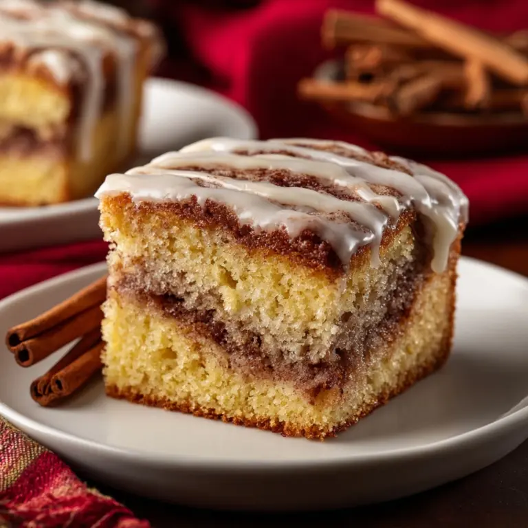 Cinnamon Roll Cake Recipe