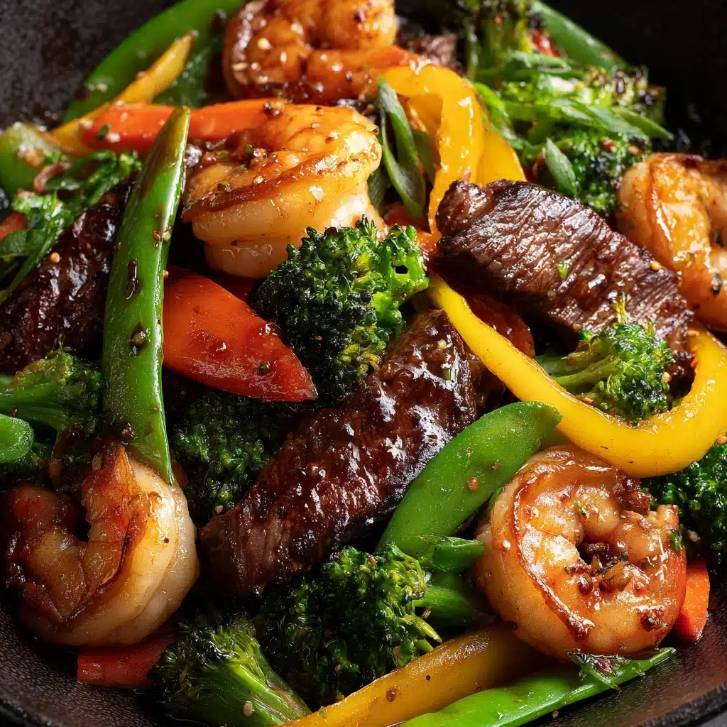 STEAK AND SHRIMP STIR FRY Recipe