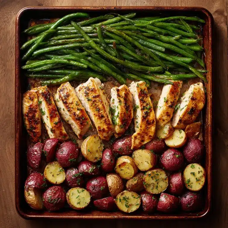 Honey Mustard Chicken, Beans and Potatoes Recipe