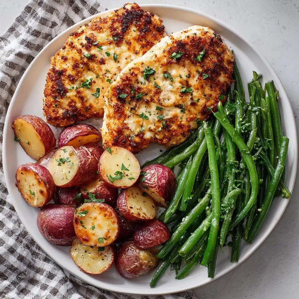 Honey Mustard Chicken, Beans and Potatoes Recipe - Recipe Image