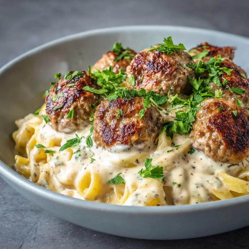 Lemon Garlic Chicken Meatballs Orzo Recipe