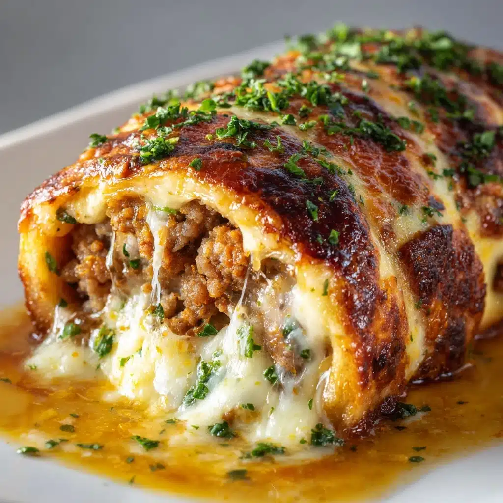 Melt-in-Your-Mouth Garlic Parmesan Chicken Meatloaf Recipe - Recipe Image