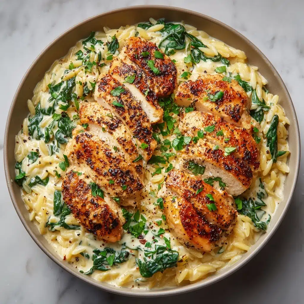 Boursin Orzo with Chicken Recipe - Recipe Image