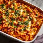 Healthy Cottage Cheese Pasta Bake With Veggies Recipe
