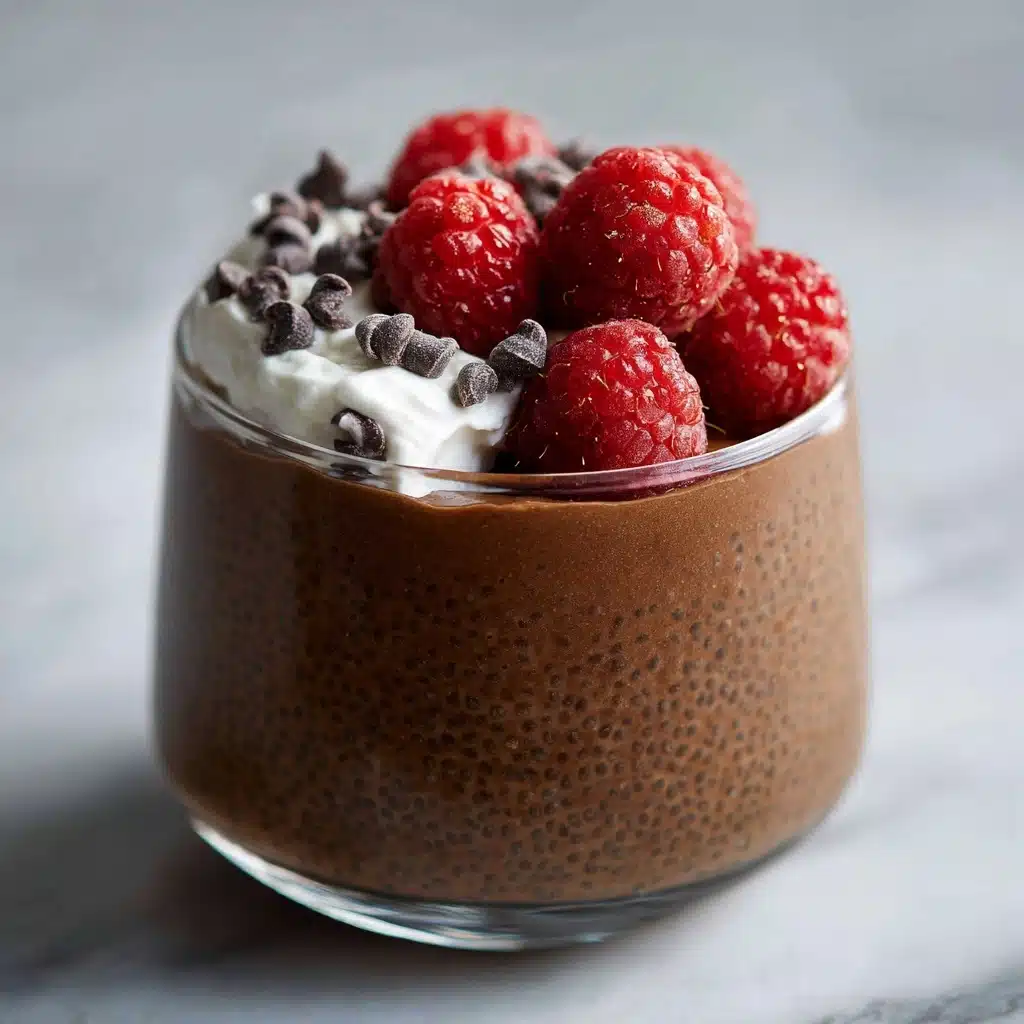 Easy High Protein Chocolate Chia Seed Pudding Recipe - Recipe Image