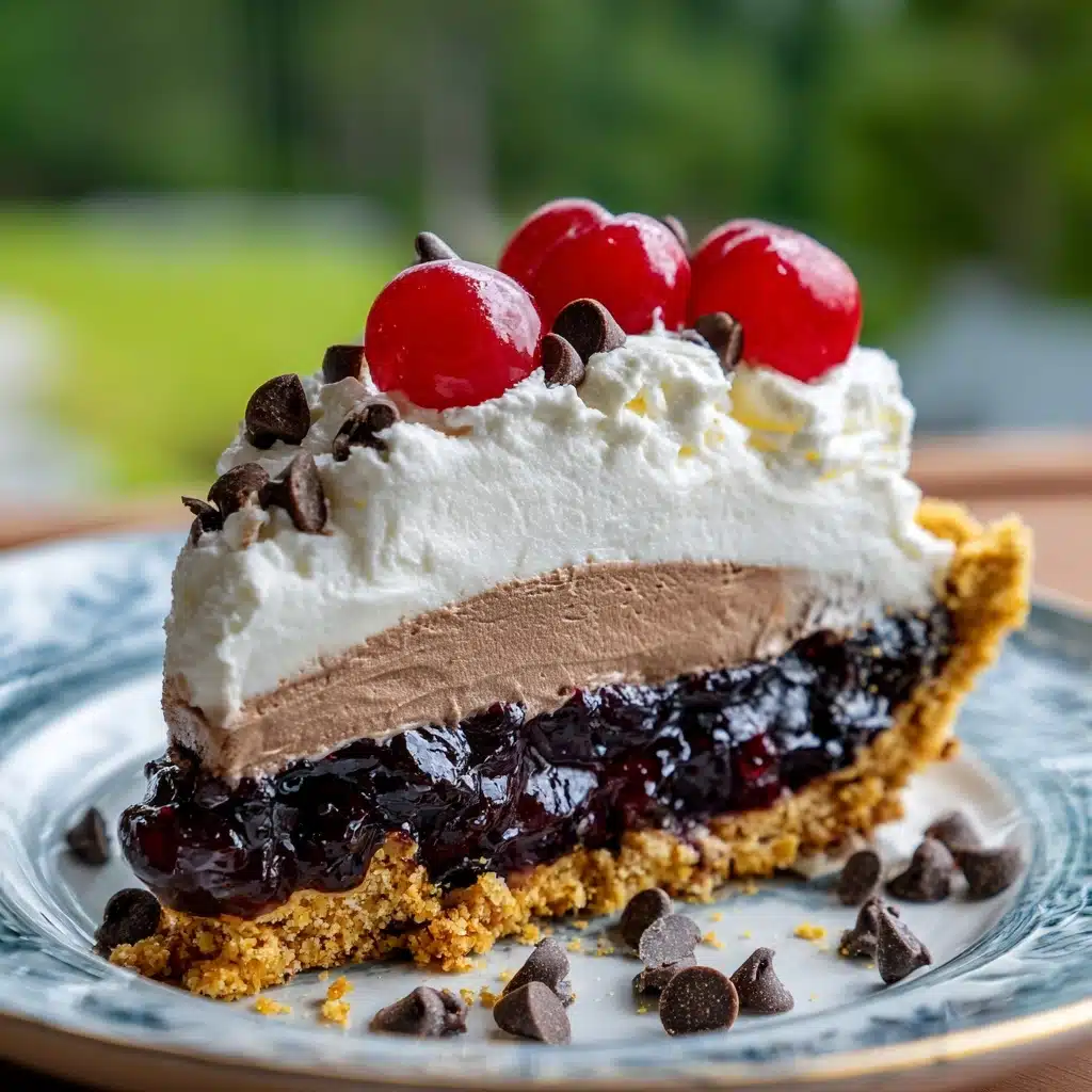 Chocolate Cherry Cream Pie Recipe - Recipe Image