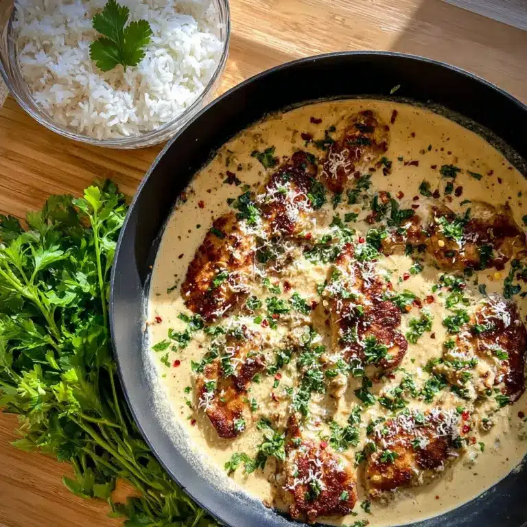 Creamy Garlic Smothered Chicken Recipe
