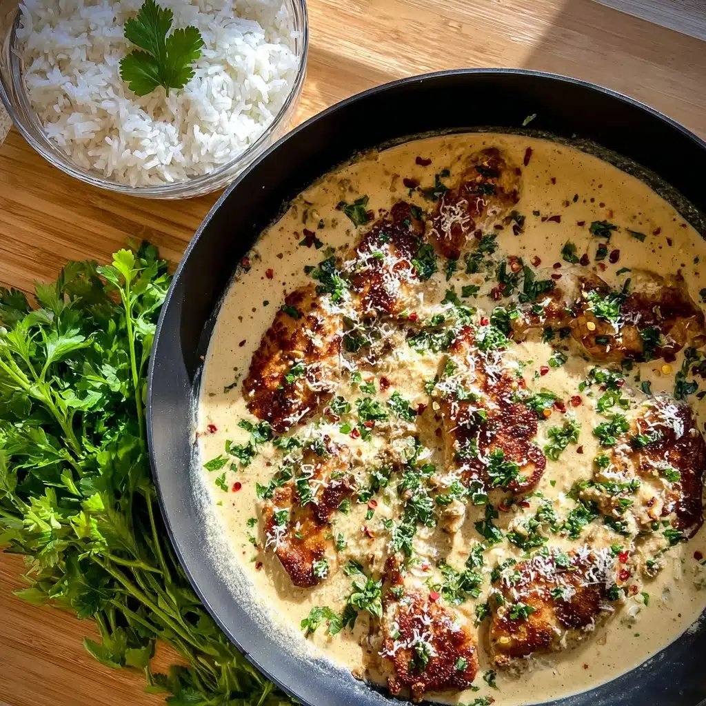 Creamy Garlic Smothered Chicken Recipe