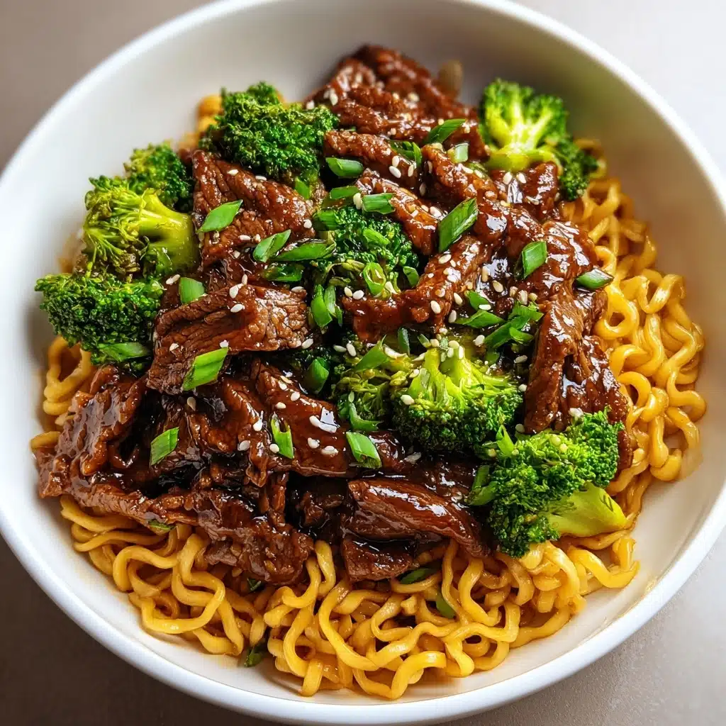 Sticky Beef Noodles Recipe - Recipe Image