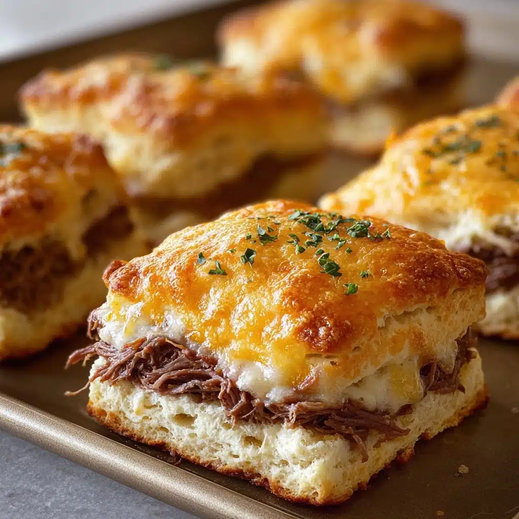 Baked French Dip Biscuits Recipe