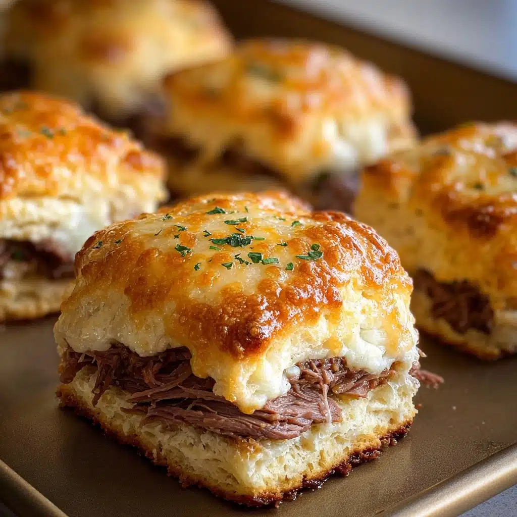 Baked French Dip Biscuits Recipe - Recipe Image