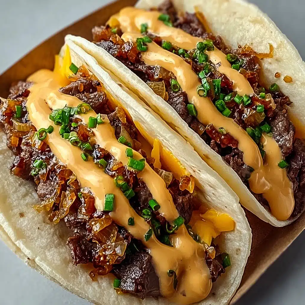 Garlic Butter Honey BBQ Tacos Recipe