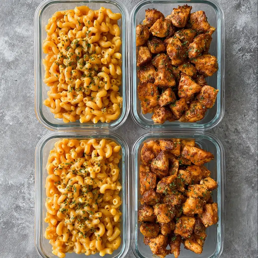 High Protein Honey Garlic Butter Chicken with Mac & Cheese Recipe