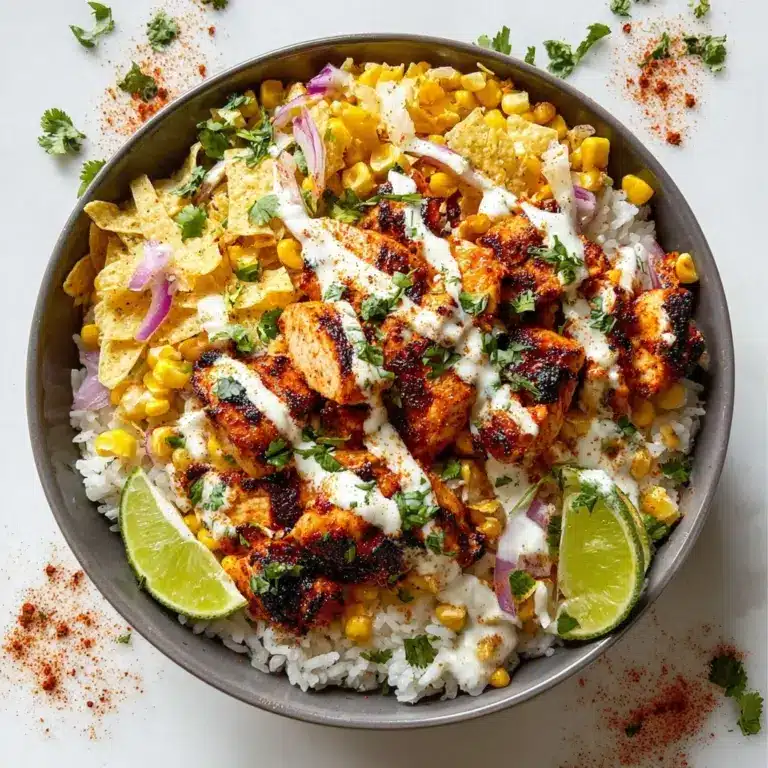 Street Corn Chicken Rice Bowl Recipe