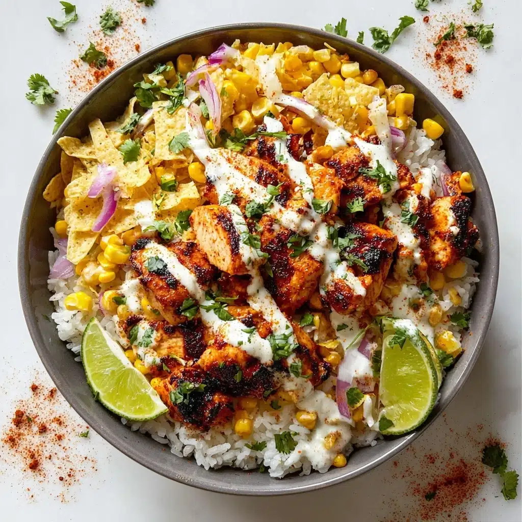 Street Corn Chicken Rice Bowl Recipe