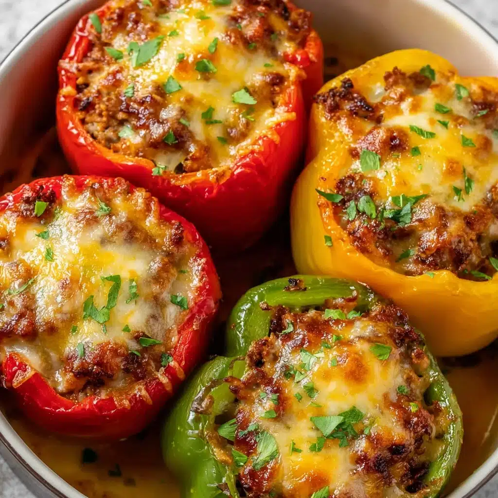 Easy Stuffed Bell Peppers Recipe - Recipe Image