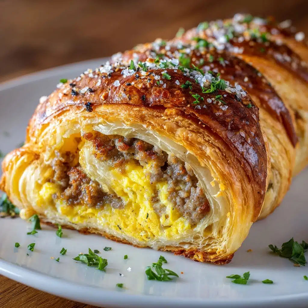 Sausage Egg Cheese Breakfast Roll-Ups Recipe