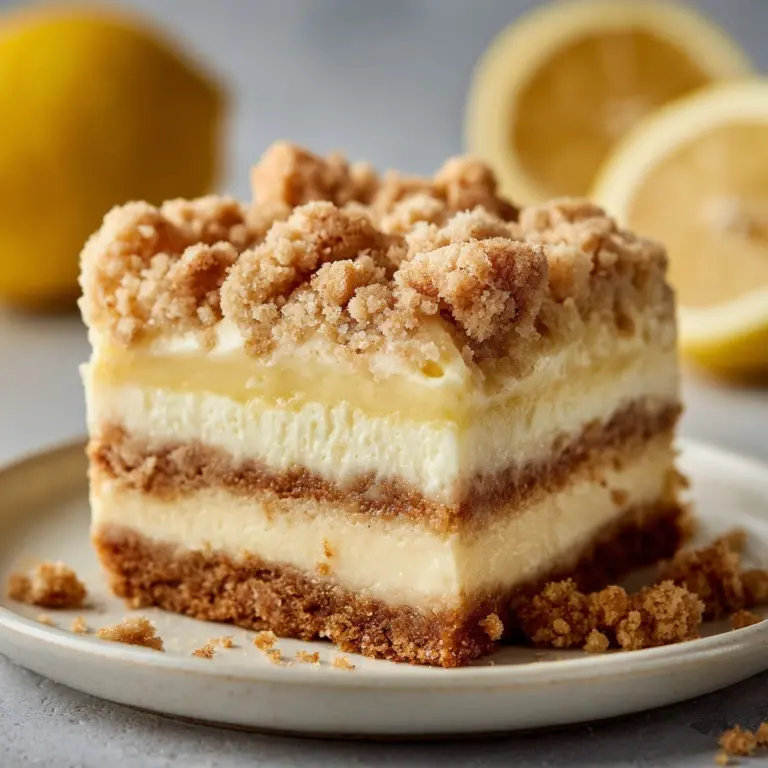 Lemon Crumb Bars Recipe