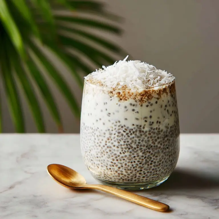 Easy Coconut Chia Pudding Recipe (Coconut Raffaello) Recipe