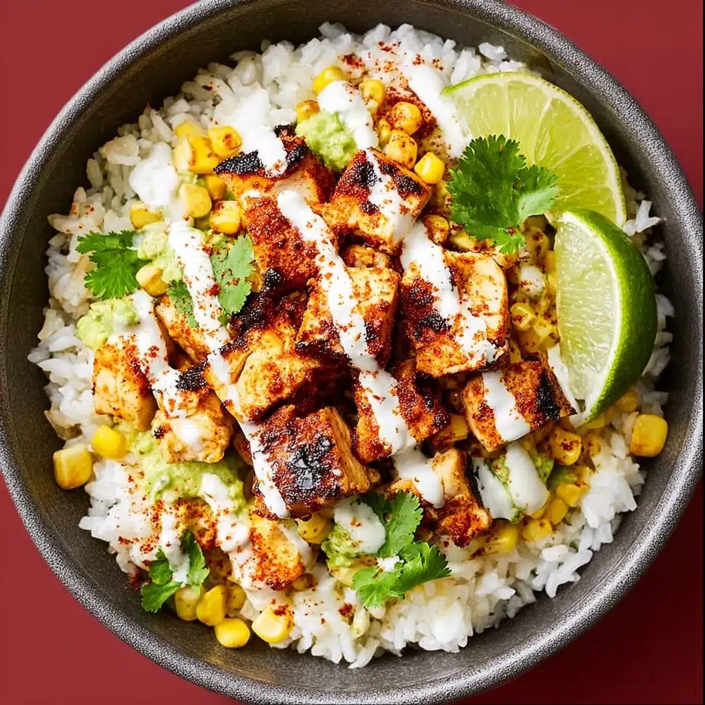 Street Corn Chicken Rice Bowl Recipe - Recipe Image