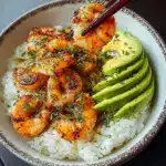 Spicy Shrimp and Avocado Rice Bowl Recipe