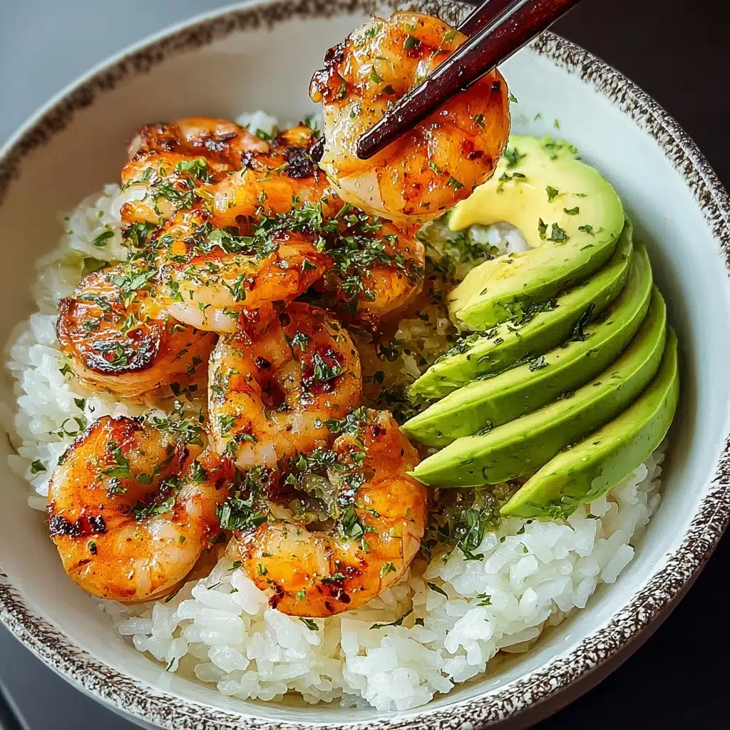 Spicy Shrimp and Avocado Rice Bowl Recipe