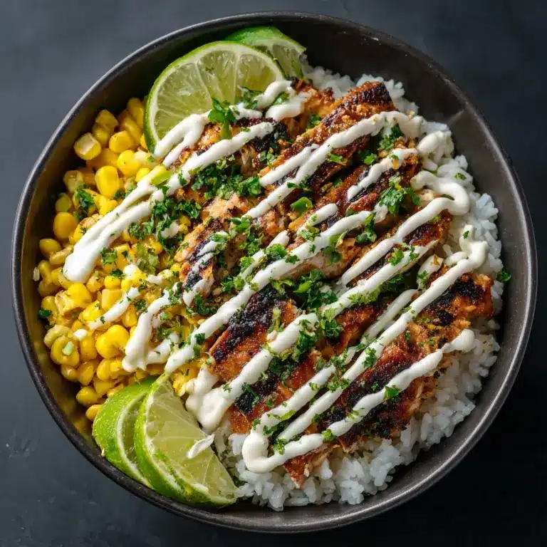 Street Corn Chicken Rice Bowl Recipe