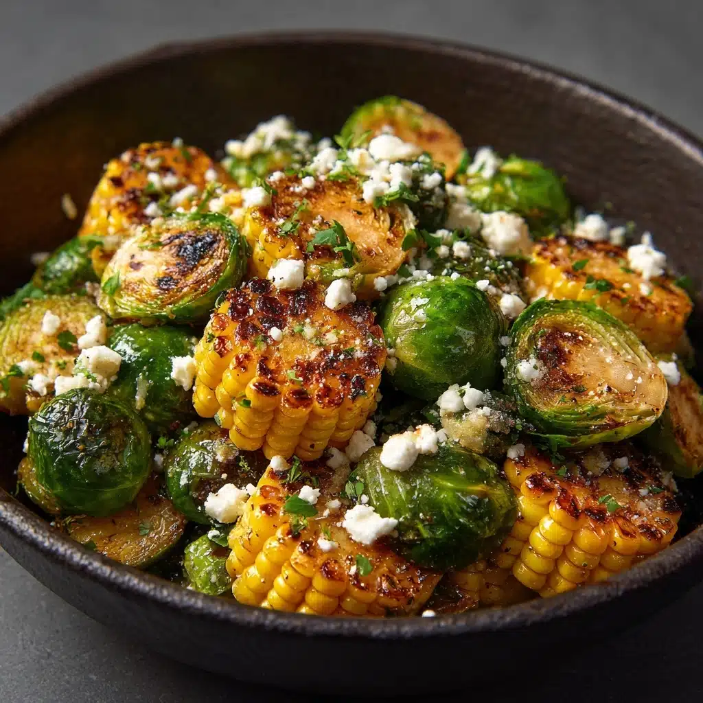 Top with Crema: Once the Brussels sprouts are roasted, drizzle the crema generously over the sprouts Recipe