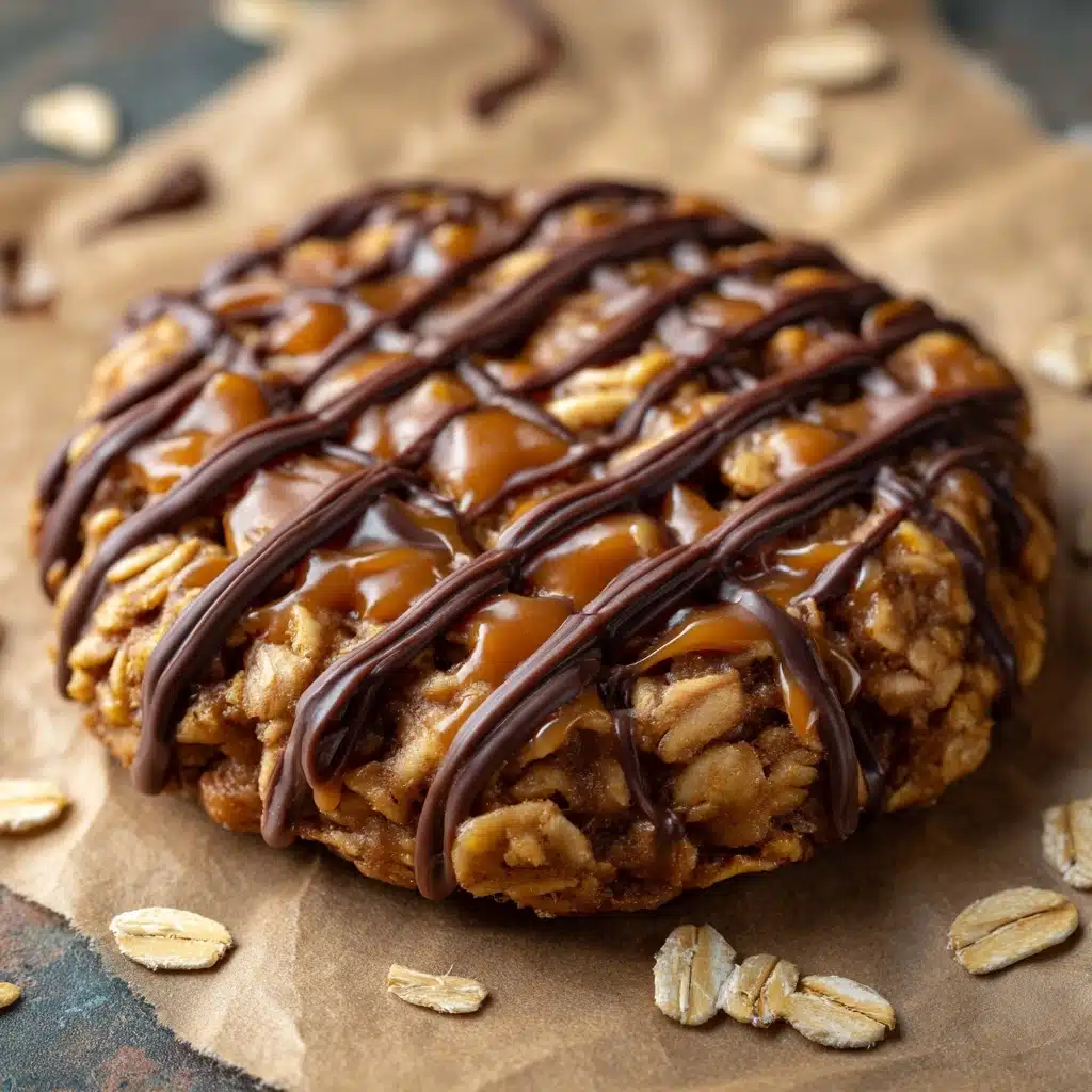Peanut Butter Chocolate Caramel Cookies Recipe