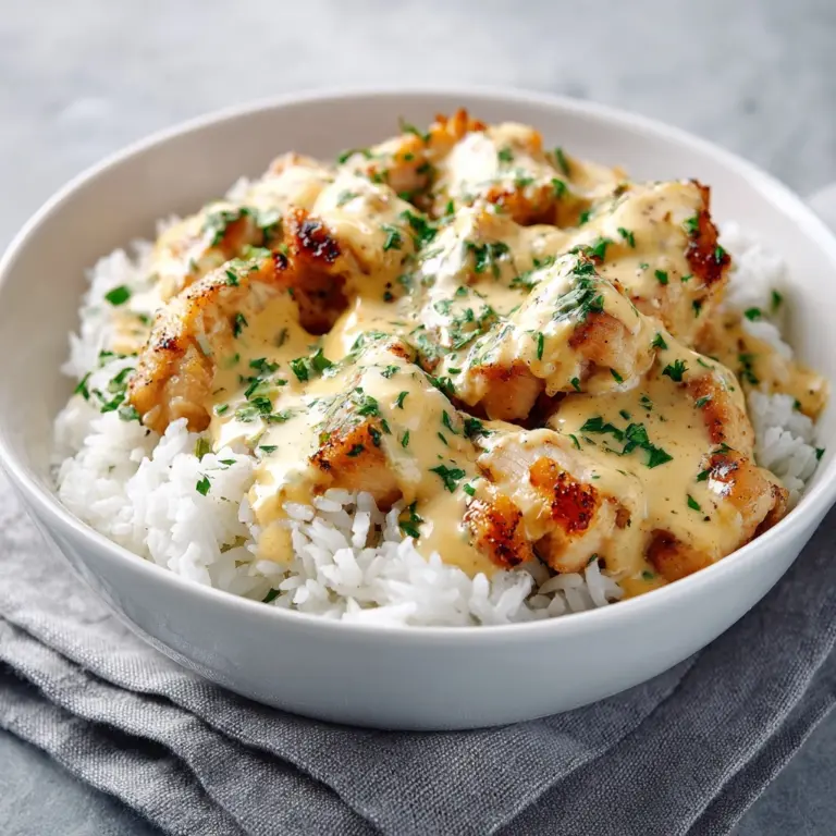 Creamy Smothered Chicken and Rice Recipe