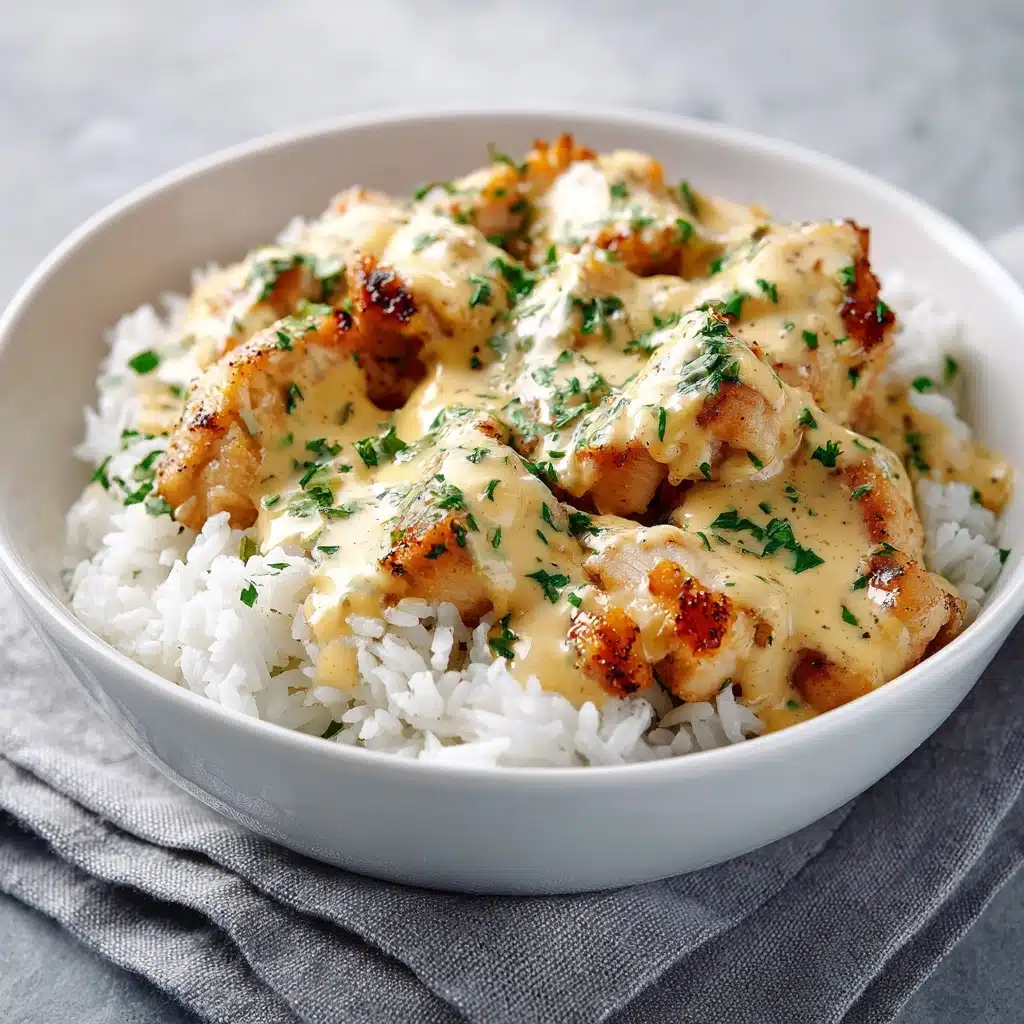 Creamy Smothered Chicken and Rice Recipe