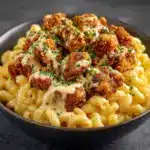 Mix cooked macaroni into the cheese sauce Recipe