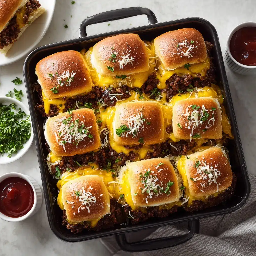Irresistible Garlic Parmesan Cheeseburger Bombs Recipe - Recipe Image