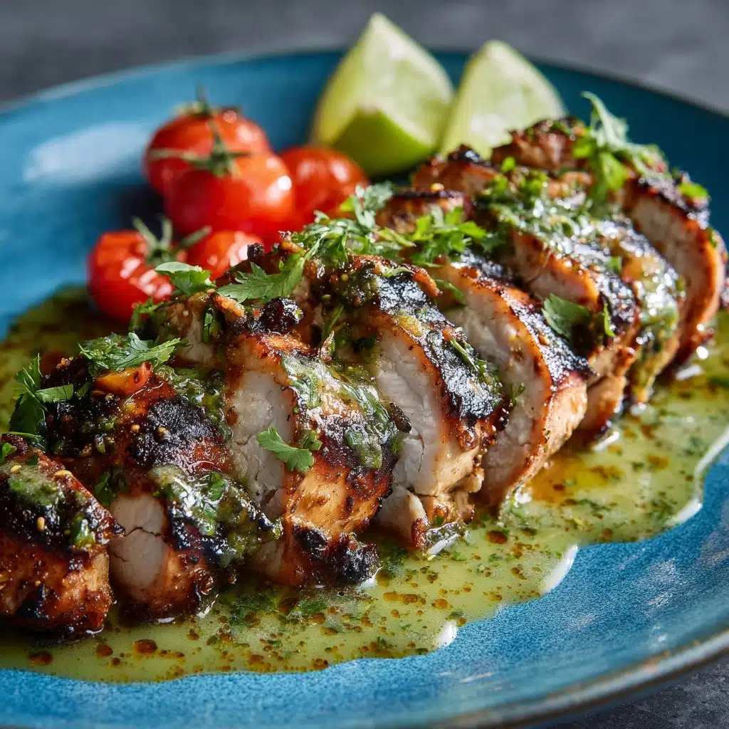 Grilled Salsa Verde Pepper Jack Chicken Recipe - Recipe Image