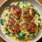 Boursin Orzo with Chicken Recipe