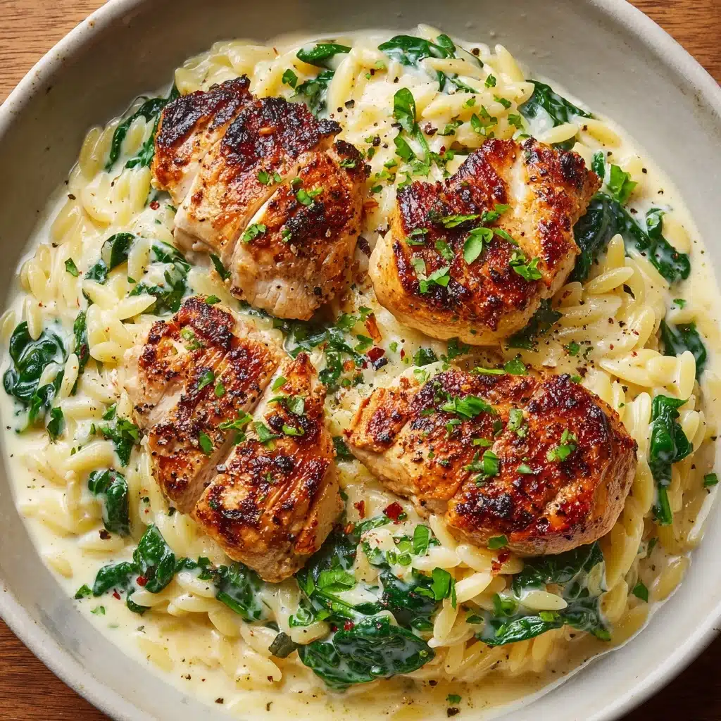 Boursin Orzo with Chicken Recipe