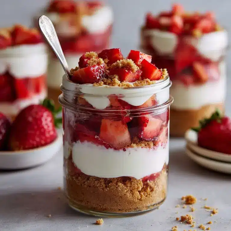 High Protein Cheesecake Jars Recipe