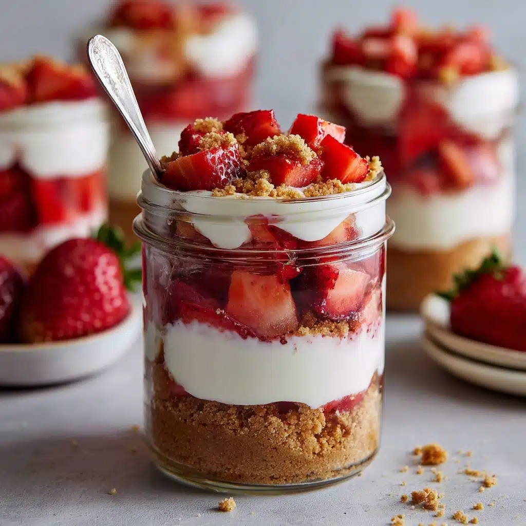 High Protein Cheesecake Jars Recipe - Recipe Image