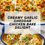 Garlic Cheddar Chicken Bake Recipe