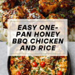One-Pan Bold Honey BBQ Chicken Rice Recipe