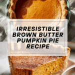 Brown Butter Pumpkin Pie Recipe