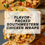 Crunchy Southwestern Chicken Wrap Recipe
