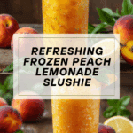 Frozen Peach Lemonade Recipe – The Ultimate Summer Slushie Recipe