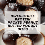 High Protein Frozen Peanut Butter Greek Yogurt Bites Recipe