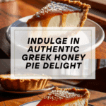 Golden Greek Honey Pie (Melopita) Recipe