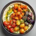 Roasted Veggie and Hummus Bowl: Perfect for Clean Eating Recipe