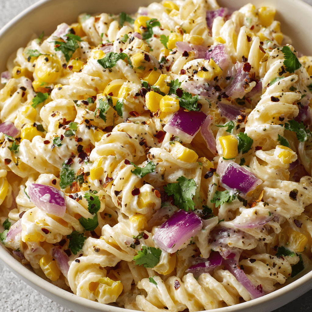 Street Corn Pasta Salad Recipe - Recipe Image