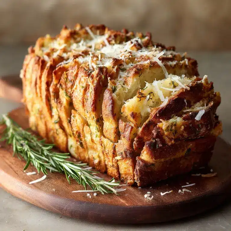 Rosemary Garlic Pull Apart Bread Recipe